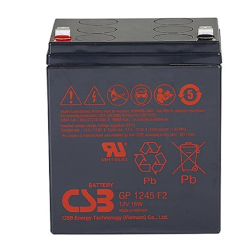 картинка csb батарея gp1245 f2 (12v 4,5ah) магазин Tovar-RF.ru являющийся официальным дистрибьютором в России картинка csb батарея gp1245 f2 (12v 4,5ah) от магазина Tovar-RF.ru
