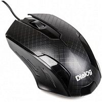 картинка мышь dialog pointer mop-07u black usb, оптическая, 3 кнопки + ролик от магазина Tovar-RF.ru