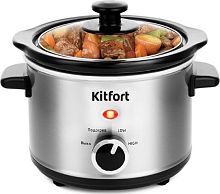 картинка медленноварка kitfort кт-205 серебристый/черный от магазина Tovar-RF.ru