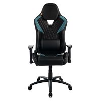 картинка Кресло игровое Filum FL-CH-G-060 пластиковая крестовина, спинка/сиденье экокожа с прострочкой с тканевыми элементами, поясничная подушка, подушка-подг (1113088) от магазина Tovar-RF.ru