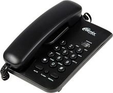 картинка телефон проводной ritmix rt-311 black от магазина Tovar-RF.ru
