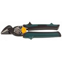 картинка Ножницы-мини по тверд металлу KRAFTOOL "Uni-Kraft" 180мм, правые, с двойн рычаж передач,Cr-MO,двухкомп рукоят,холоднокат сталь-1,2мм, нерж сталь-0,8мм [2326-R] от магазина Tovar-RF.ru