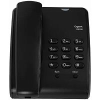 картинка gigaset [s30054-s6535-s301] da180 черный телефон проводной  от магазина Tovar-RF.ru