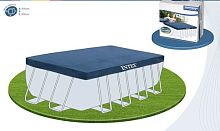 картинка тент для бассейна intex защитный тент (для каркасных бассейнов 450х220см) 28039от магазина Tovar-RF.ru