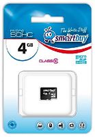 картинка карта памяти smartbuy (sb4gbsdcl10-00) microsdhc 4gb class10 от магазина Tovar-RF.ru