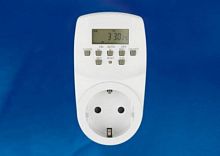 картинка Таймер электронный с розеткой UNIEL (UL-00003766) UST-E20 WHITE от магазина Tovar-RF.ru