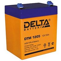 картинка delta dtm 1205  (5 а\ч, 12в) свинцово- кислотный аккумулятор   от магазина Tovar-RF.ru