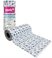 картинка Швабра YORK 50шт. (25х30 см) вискозные универсальные Узор в рулоне 20500 от магазина Tovar-RF.ru