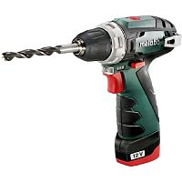 картинка Metabo PowerMaxx BS Безударная дрель-шуруповерт [600984500] { 12В 2х2.0,LC12,патр,кейс } от магазина Tovar-RF.ru