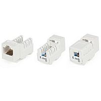 картинка hyperline kjne-8p8c-c5e-90-wh вставка keystone jack rj-45(8p8c), категория 5e, 110 idc, заделка с помощью ne-tool, белая от магазина Tovar-RF.ru