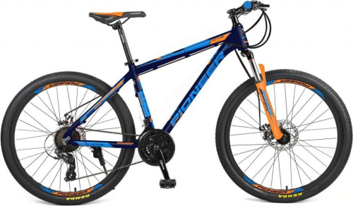 картинка велосипед pioneer active 27,5" al/18" darkblue-orange-blueот магазина Tovar-RF.ru