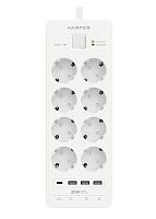 картинка Сетевые фильтры HARPER UCH-650 белый от магазина Tovar-RF.ru