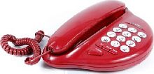 картинка телефон проводной вектор 207/03 maroon от магазина Tovar-RF.ru