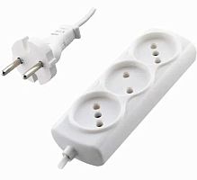 картинка Удлинитель РАДИСТ (2720) б/з 5,0м, 3 розетки, белый от магазина Tovar-RF.ru