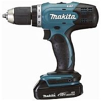 картинка Makita DDF453SYE Дрель аккумуляторная [DDF453SYE]  {18В,2х1.5Ач Li-ion,БЗП-13мм,0-400\1300об\м,42\27Нм,1.8кг,чем} от магазина Tovar-RF.ru