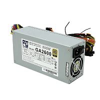картинка procase ga2600 блок питания atx 2u  2fan (600w), 80+ gold, 200*100*70mm, активный pfc,  +5b=20a, +12b=50a, +3,3b=20a, 5vsb=3.5a, -12b=0.3a, защита от перегрузки 105-150%, входное напряжение 160-240в от магазина Tovar-RF.ru