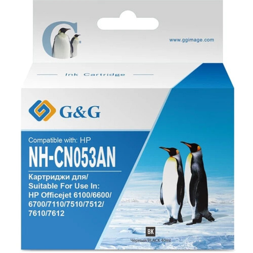 картинка картридж струйный g&g gg-cn053an №932xl черный (40мл) для hp officejet 6100/6600/6700/7110/7510 магазин Tovar-RF.ru являющийся официальным дистрибьютором в России картинка картридж струйный g&g gg-cn053an №932xl черный (40мл) для hp officejet 6100/6600/6700/7110/7510 от магазина Tovar-RF.ru