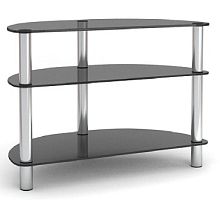 картинка Стойка для TV MD 404 slim/хром/дымч от магазина Tovar-RF.ru