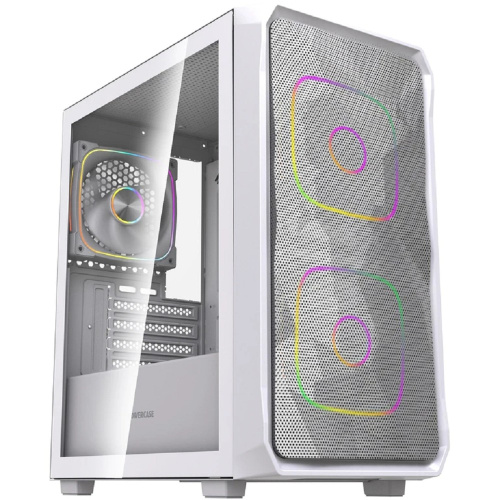 картинка Powercase Корпус Mistral SM06 ARGB, Tempered Glass, 3x120mm ARGB PWM fans, белый, mATX (CMMSM06W-A3) магазин Tovar-RF.ru являющийся официальным дистрибьютором в России картинка Powercase Корпус Mistral SM06 ARGB, Tempered Glass, 3x120mm ARGB PWM fans, белый, mATX (CMMSM06W-A3) от магазина Tovar-RF.ru