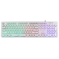 картинка dialog gan-kata клавиатура kgk-16u white - игровая с rgb-подсветкой, usb, белая  от магазина Tovar-RF.ru