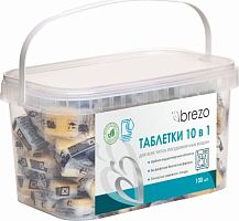 картинка Таблетки для посудомоечной машины BREZO Таблетки ALL IN 1 безфосфатные для посудомоечной машины, 100 шт от магазина Tovar-RF.ru
