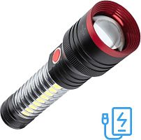 картинка фонарь ручной космос koc132lit черный/красныйот магазина Tovar-RF.ru
