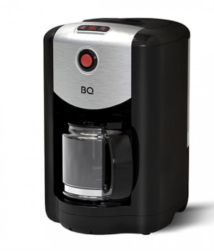 картинка кофеварка капельная со встроенной кофемолкой bq cm1009 черный-стальной от магазина Tovar-RF.ru