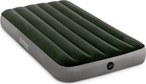 картинка матрас надувной intex матрас надувной 99 cm x 1.91 m x 25 cm в комплекте со встроенным ножным насосом ( арт. 64761)от магазина Tovar-RF.ru