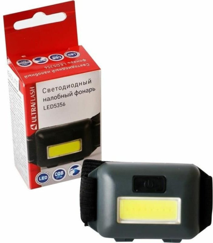 картинка cветодиодный фонарь ultraflash (14641) led5356 черныйот магазина Tovar-RF.ru