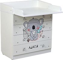 картинка комод фея комод фея 1580 коала, белый (1 кор) от магазина Tovar-RF.ru
