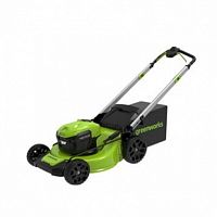 картинка Greenworks GD40LM48SPK4 Газонокосилка аккумуляторная , 40V, 48 см, самоходная, бесщеточная, c 1хАКБ 4 Ач и ЗУ [2517407UB] от магазина Tovar-RF.ru