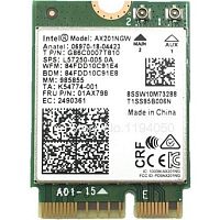 картинка intel® ax201.ngwg.nvw wi-fi 6 ax201, 2230, 2x2 ax+bt, no vpro®,999td0 985855 от магазина Tovar-RF.ru