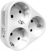 картинка Разветвитеь СПУТНИК SRT303 16А 3 гнезда-розетки з/к от магазина Tovar-RF.ru