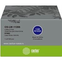картинка Этикетки Cactus CS-LW-11356 сег.:89x41мм черный белый 300шт/рул Dymo Label Writer 450/4XL от магазина Tovar-RF.ru