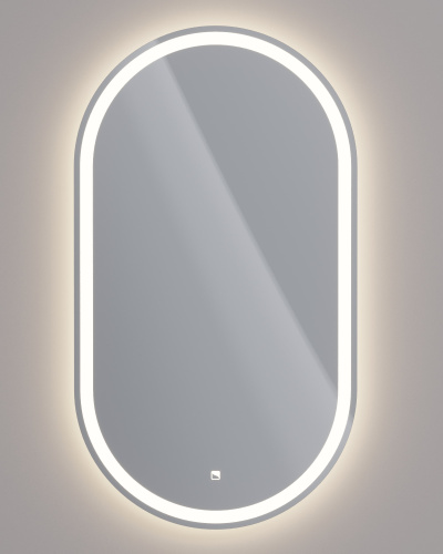 картинка Зеркало LUNO , 55*100см, сенсорный выключатель, LED-подсветка, ф-ция антизапотевания магазин Tovar-RF.ru являющийся официальным дистрибьютором в России фото 5 картинка Зеркало LUNO , 55*100см, сенсорный выключатель, LED-подсветка, ф-ция антизапотевания от магазина Tovar-RF.ru фото 5