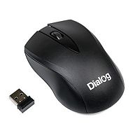 картинка мышь mroc-15u dialog comfort rf 2.4g optical - 3 кнопки + ролик прокрутки, usb, черная от магазина Tovar-RF.ru