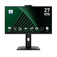 картинка msi pro 27" mp275qpdg {ips 2560x1440 100hz 1ms 1300:1 250cd178/178 2xhdmi displayport usb-c 4xusb rj-45 speaker webcam has pivot} [9s6-3pc8cm-005] от магазина Tovar-RF.ru