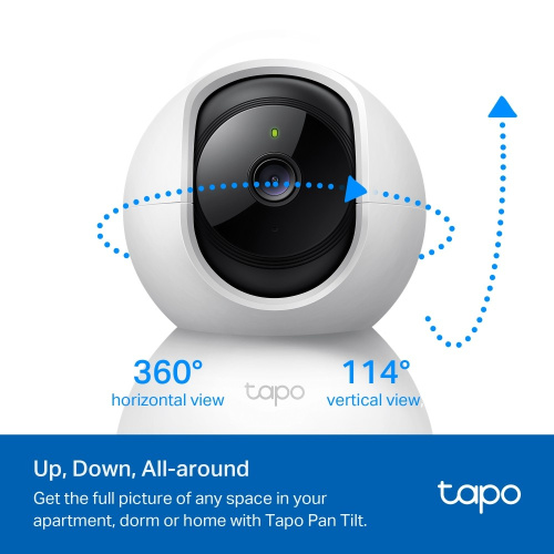 картинка TP-Link Tapo C200P2 Умная поворотная камера, 2 шт. магазин Tovar-RF.ru являющийся официальным дистрибьютором в России картинка TP-Link Tapo C200P2 Умная поворотная камера, 2 шт. от магазина Tovar-RF.ru