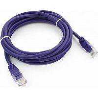 картинка cablexpert pp12-3m/v патч-корд utp кат.5e, 3м, литой, многожильный (фиолетовый) от магазина Tovar-RF.ru