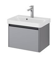 картинка Тумба Luxury, 55 см, подвесная, 1 ящик, серый базальт от магазина Tovar-RF.ru