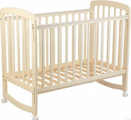картинка кровать polini кроватка детская polini kids simple 304, бежевый (1кор) от магазина Tovar-RF.ru