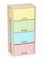 картинка Комод АЛЬТЕРНАТИВА М7838 Колорит цветной 4-х секцион. от магазина Tovar-RF.ru