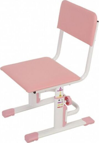 картинка стул polini стул для школьника регулируемый polini kids city / polini kids smart s, белый-розовый (1кор) от магазина Tovar-RF.ru