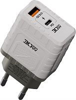 картинка зарядное устройство defender (83230) upa-132 30w, usb a+c, белый от магазина Tovar-RF.ru