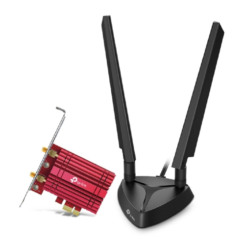 картинка tp-link archer txe75e axe5400 трехдиапазонный беспроводной pci express-адаптер wi-fi 6e с поддержкой bluetooth 5.3 магазин Tovar-RF.ru являющийся официальным дистрибьютором в России картинка tp-link archer txe75e axe5400 трехдиапазонный беспроводной pci express-адаптер wi-fi 6e с поддержкой bluetooth 5.3 от магазина Tovar-RF.ru