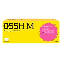 картинка t2  cartridge 055h m/3018c002  картридж tc-c055h m  для canon i-sensys lbp663/664/mf742/744 (6000 стр.) пурпурный, с чипом от магазина Tovar-RF.ru