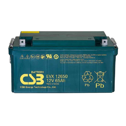 картинка csb батарея evx12650 (12v 65ah) магазин Tovar-RF.ru являющийся официальным дистрибьютором в России картинка csb батарея evx12650 (12v 65ah) от магазина Tovar-RF.ru