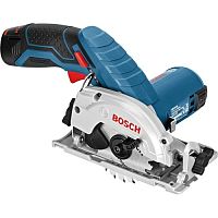 картинка Bosch GKS 12V-26 Пила циркулярная аккумуляторная [06016A1001] {Без акк и Зу, диаметр диска 85мм, скорось вращения 1400 об/мин,напряжение аккум 10.8 В,емкость аккум 2А*ч,вес 1.2кг} от магазина Tovar-RF.ru