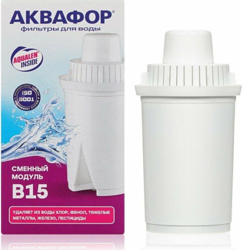 картинка Водоочистка АКВАФОР В15 (универсальный картридж) магазин Tovar-RF.ru являющийся официальным дистрибьютором в России картинка Водоочистка АКВАФОР В15 (универсальный картридж) от магазина Tovar-RF.ru