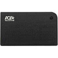картинка agestar 3ub2a14 black usb 3.0 внешний корпус 2.5" sata agestar 3ub2a14 (black) usb3.0, алюминий, черный, безвинтовая конструкция [10604] от магазина Tovar-RF.ru